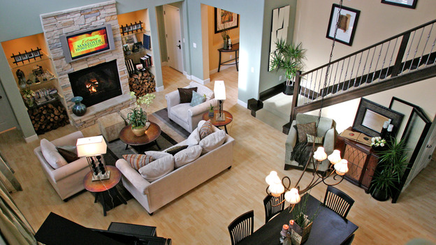 EXTREME MAKEOVER HOME EDITION - "Broadbent Family," - Living Room, on "Extreme Makeover Home Edition," Sunday, December 12th on the ABC Television Network.