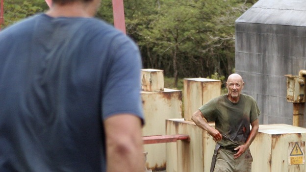 LOST - "Through the Looking Glass" - Jack and the castaways begin their efforts to make contact with Naomi's rescue ship, on the season finale of "Lost," WEDNESDAY, MAY 23 (9:00-11:00 p.m., ET), on the ABC Television Network. (ABC/MARIO PEREZ)MATTHEW FOX, TERRY O'QUINN, MARSHA THOMASON, EVANGELINE LILLY