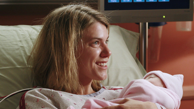 GREY'S ANATOMY - "The Other Side of This Life" - Addison takes temporary leave from Seattle Grace and makes a road trip to Los Angeles in order to visit some old friends from medical school. As Meredith continues to bond with her stepmother, Susan, Cristina reluctantly plans her wedding with the assistance of her mother, Helen, and Burke's mother, Mama Jane. Meanwhile, Derek must perform  emergency surgery on Ava/Jane Doe, as Alex continues his unfailing bedside manner with her, on "Grey's Anatomy," THURSDAY, MAY 3 (9:00-11:00 p.m., ET) on the ABC Television Network. (ABC/RON  TOM)BECKY WAHLSTROM