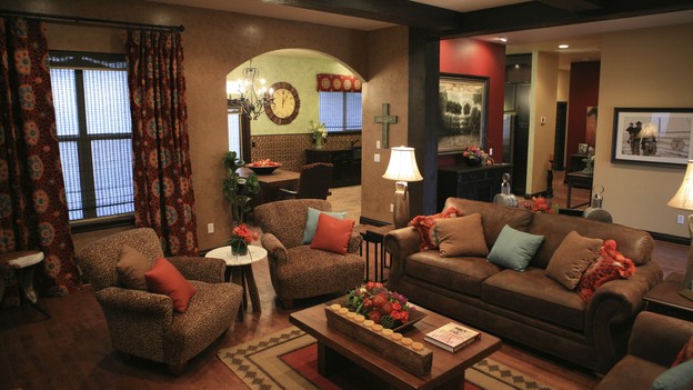 EXTREME MAKEOVER HOME EDITION - "Skaggs Family," - Living Room, on "Extreme Makeover Home Edition," Sunday, March 14th on the ABC Television Network.