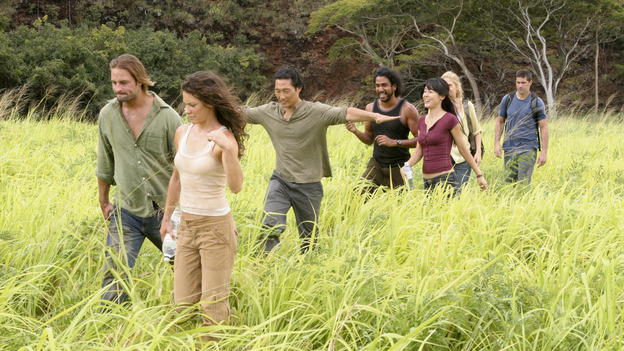 LOST - "Through the Looking Glass" - Jack and the castaways begin their efforts to make contact with Naomi's rescue ship, on the season finale of "Lost," WEDNESDAY, MAY 23 (9:00-11:00 p.m., ET), on the ABC Television Network. (ABC/MARIO PEREZ)JOSH HOLLOWAY, ELIZABETH MITCHELL, DANIEL DAE KIM, NAVEEN ANDREWS, YUNJIN KIM, ELIZABETH MITCHELL, MATTHEW FOX