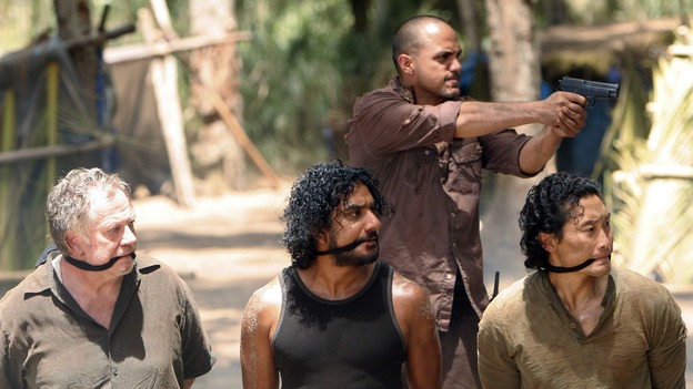 LOST - "Through the Looking Glass" - Jack and the castaways begin their efforts to make contact with Naomi's rescue ship, on the season finale of "Lost," WEDNESDAY, MAY 23 (9:00-11:00 p.m., ET), on the ABC Television Network. (ABC/MARIO PEREZ)SAM ANDERSON, NAVEEN ANDERSON, ARISTON GREEN, DANIEL DAE KIM