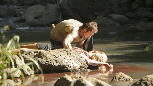 LOST - "Hearts and Minds" - When Locke learns that Boone wants to tell their "secret" to Shannon, Shannon's life is placed in sudden peril, and the shocking truth about her past with Boone is revealed. Meanwhile, Kate is puzzled by Sun's mysterious behavior, and a hungry Hurley must repay a debt to Jin, on "Lost," WEDNESDAY, JANUARY 12 (8:00-9:00 p.m., ET), on the ABC Television Network. IAN SOMERHALDER, MAGGIE GRACE