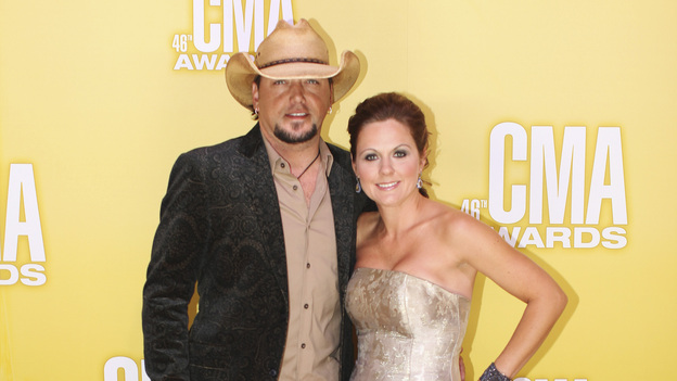 THE 46TH ANNUAL CMA AWARDS - RED CARPET ARRIVALS - "The 46th Annual CMA Awards" airs live THURSDAY, NOVEMBER 1 (8:00-11:00 p.m., ET) on ABC live from the Bridgestone Arena in Nashville, Tennessee. (ABC/SARA KAUSS)JASON ALDEAN