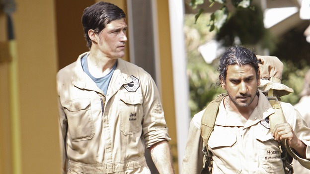 LOST - "The Incident," Parts 1 & 2 - Jack's decision to put a plan in action in order to set things right on the island is met with some strong resistance by those close to him, and Locke assigns Ben a difficult task, on the season finale of "Lost," WEDNESDAY, MAY 13 (9:00-11:00 p.m., ET) on the ABC Television Network. (ABC/MARIO PEREZ)MATTHEW FOX, NAVEEN ANDREWS