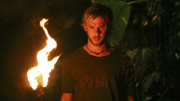 LOST - "The 23rd Psalm" - Mr. Eko interrogates Charlie about the Virgin Mary statue, Claire begins to lose faith in Charlie when she discovers his secret, and Jack is an interested observer when Kate gives the recovering Sawyer a much-needed haircut, on "Lost," WEDNESDAY, JANUARY 11 (9:00-10:00 p.m., ET), on the ABC Television Network. (ABC/MARIO PEREZ) DOMINIC MONAGHAN