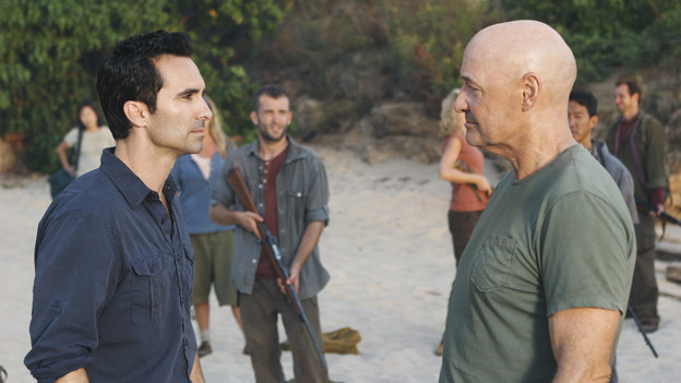 LOST - "LA X" - "Lost" returns for its final season of action-packed mystery and adventure -- that will continue to bring out the very best and the very worst in the people who are lost -- on the season premiere of "Lost," TUESDAY, FEBRUARY 2 (9:00-11:00 p.m., ET) on the ABC Television Network. On the season premiere episode, "LA X" Parts 1 & 2, the aftermath from Juliet's detonation of the hydrogen bomb is revealed. (ABC/MARIO PEREZ)NESTOR CARBONELL, TERRY O'QUINN