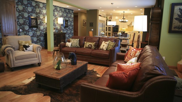 EXTREME MAKEOVER HOME EDITION - "Hampton Family," - Living Room, on "Extreme Makeover Home Edition," Sunday, October 4th on the ABC Television Network.
