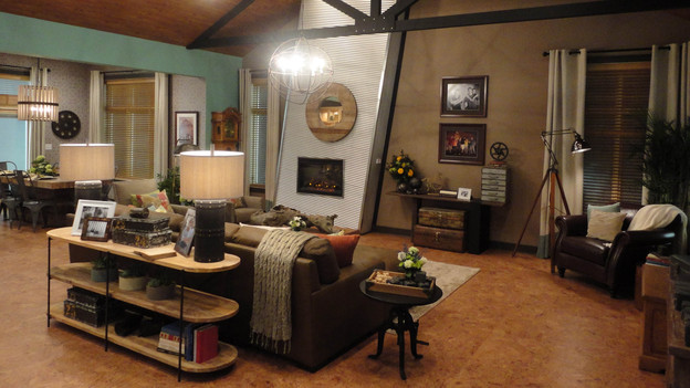 EXTREME MAKEOVER HOME EDITION - "Gibbs Family," - Living Room Picture, on  "Extreme Makeover Home Edition," Friday, January 6th (8:00-10:00   p.m.   ET/PT) on the ABC    Television Network.