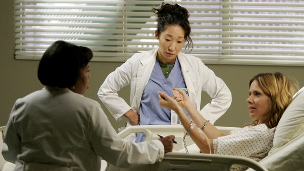 GREY'S ANATOMY - "Owner of a Lonely Heart" (ABC/CRAIG SJODIN)CHANDRA WILSON, SANDRA OH, ROSANNA ARQUETTE