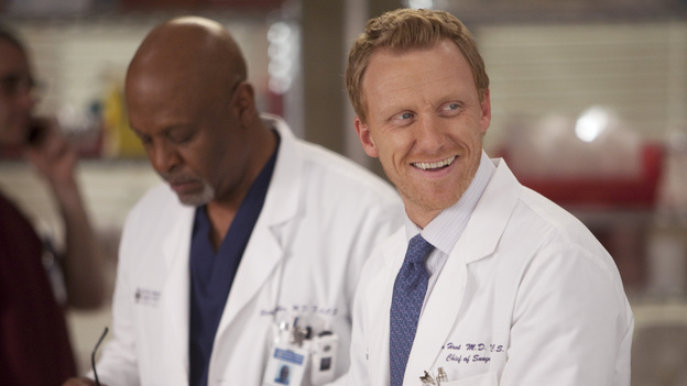 GREY'S ANATOMY - "The Girl with No Name" - The doctors work on a Jane Doe, who turns out to be the subject of a case that gained national interest; Cristina proves to be the highest in demand as the residents begin their interviews for post-residency positions at prospective hospitals; and Richard is faced with an unsettling realization when he visits Adele at Rose Ridge, on "Grey's Anatomy," THURSDAY, APRIL 19 (9:00-10:01 p.m., ET) on the ABC Television Network. (ABC/RANDY HOLMES)JAMES PICKENS JR., KEVIN MCKIDD