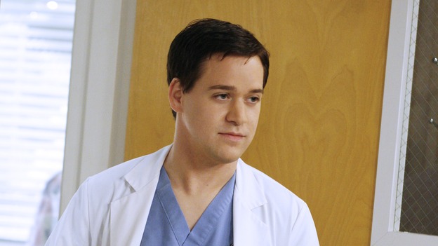 GREY'S ANATOMY - "Six Days" - After a successful operation on his heart, George's father undergoes surgery for his cancer, Thatcher Grey visits Seattle Grace in order to see his new granddaughter, and Meredith discovers that Derek has trouble sleeping soundly, on "Grey's Anatomy," THURSDAY, JANUARY 4 (9:00-10:01 p.m., ET) on the ABC Television Network. (ABC/RON TOM)T.R. KNIGHT