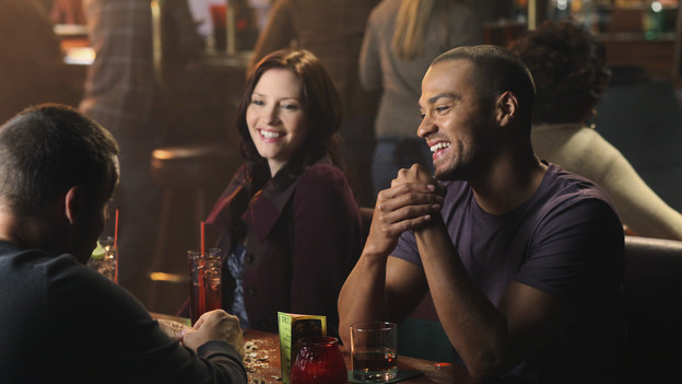 GREY'S ANATOMY - "Superfreak" - When Derek receives an unexpected and unwelcome visit from his estranged sister, Amelia, issues between the siblings -- both past and present -- come to the surface; the Chief tries to help Alex when he notices that he's refusing to use the elevators after his near-fatal shooting; and Meredith and Derek continue their efforts to ease Cristina back into surgery after her post-traumatic stress, on "Grey's Anatomy," THURSDAY, OCTOBER 7 (9:00-10:01 p.m., ET) on the ABC Television Network. (ABC/DANNY FELD)JUSTIN CHAMBERS, CHYLER LEIGH, JESSE WILLIAMS