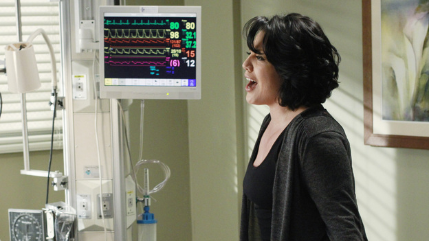 GREY'S ANATOMY - "Song Beneath the Song" - In a series first, the music that has been at the heart of the show and been beloved by fans comes to life for Grey's Anatomy: The Music Event. A cataclysmic event rattles the doctors of Seattle Grace to the core, as Callie, on the verge of an enormous life-changing moment with Arizona, envisions her hospital and friends as it has never-been-seen before. "Chasing Cars" (Snow Patrol), "How to Save a Life" (The Fray) and "The Story" (Brandi Carlile) are among the songs performed by the cast in one of the most special hours of "Greys Anatomy" yet, THURSDAY, MARCH 31 (9:00-10:01 p.m., ET) on the ABC Television Network. (ABC/RON TOM)SARA RAMIREZ