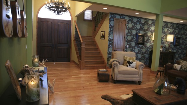 EXTREME MAKEOVER HOME EDITION - "Hampton Family," - Living Room, on "Extreme Makeover Home Edition," Sunday, October 4th on the ABC Television Network.
