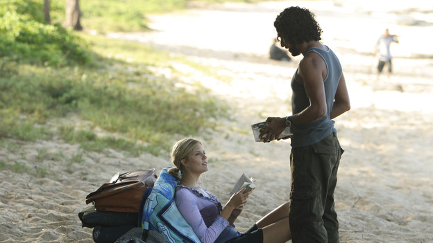 LOST - "Hearts and Minds" - When Locke learns that Boone wants to tell their "secret" to Shannon, Shannon's life is placed in sudden peril, and the shocking truth about her past with Boone is revealed. Meanwhile, Kate is puzzled by Sun's mysterious behavior, and a hungry Hurley must repay a debt to Jin, on "Lost," WEDNESDAY, JANUARY 12 (8:00-9:00 p.m., ET), on the ABC Television Network. MAGGIE GRACE, NAVEEN ANDREWS
