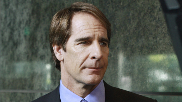 DESPERATE HOUSEWIVES - "Give Me the Blame" - All good things eventually come to an end, and in the two hour finale, "Give Me the Blame" / "Finishing the Hat," Trip (Scott Bakula) begs Bree to tell him what really happened the night of Alejandro's murder as her trial begins to go south and it looks like she's about to be convicted; Gaby tries to come up with a solution that will take the burden off of Bree; Susan tries to keep the sale of her house private until she's had a chance to break the news to the ladies; Katherine Mayfair (Dana Delany) returns to Wisteria Lane and offers Lynette an intriguing job opportunity - which could end her chances of reconciling with Tom; the women all agree to take care of Mrs. McCluskey when they discover that she wants to die with dignity at home; Susan finds herself at wits end when Julie goes into labor at the most inopportune time; and Renee is shocked to discover that, as their wedding nears, Ben has been arrested and thrown in jail. "Desperate Housewives" ends its successful eight-season run on the ABC Television Network with a splashy two-hour finale event on SUNDAY, MAY 13 (9:00-11:00 p.m., ET). (ABC/RON TOM)SCOTT BAKULA