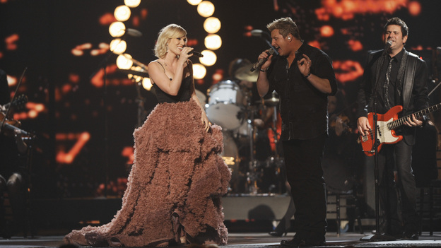 THE 45th ANNUAL CMA AWARDS - THEATRE - "The 45th Annual CMA Awards" broadcast live on ABC from the Bridgestone Arena in Nashville on WEDNESDAY, NOVEMBER 9 (8:00-11:00 p.m., ET). (ABC/KATHERINE BOMBOY-THORNTON)NATASHA BEDINGFIELD, RASCAL FLATTS