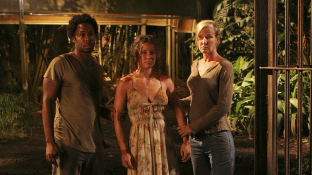 LOST - "The Glass Ballerina" - Sayid's plan to locate Jack places Sun and Jin's lives in grave danger. Meanwhile, Kate and Sawyer are forced to work in harsh conditions by their captors, and Henry makes a very tempting offer to Jack that may prove difficult to refuse, on "Lost," WEDNESDAY, OCTOBER 18 (9:00-10:00 p.m., ET), on the ABC Television Network. (ABC/MARIO PEREZ)EVANGELINE LILLY