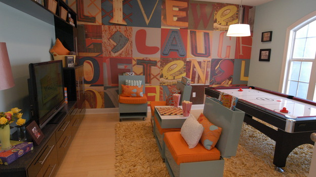 EXTREME MAKEOVER HOME EDITION - "Jordan Family," - Living Room, on "Extreme Makeover Home Edition," Sunday, April 26th on the ABC Television Network.