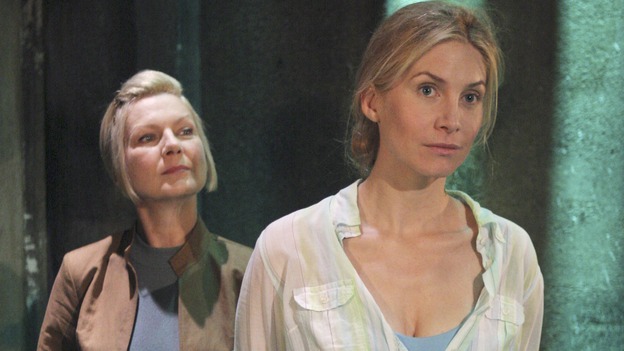 LOST - "Stranger in a Strange Land" - A power play ensues between Jack and "The Others" as Juliet's future hangs in the balance. Meanwhile, Kate, Sawyer and Karl continue on their journey away from "Alcatraz," on "Lost," WEDNESDAY, FEBRUARY 21 (10:00-11:00 p.m., ET), on the ABC Television Network. (ABC/MARIO PEREZ)DIANA SCARWID, ELIZABETH MITCHELL