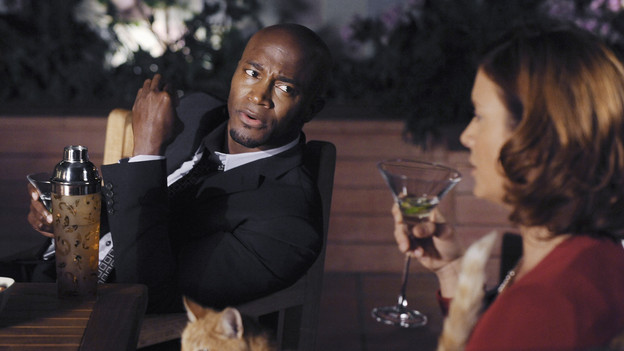PRIVATE PRACTICE - "Blowups" - Two back-to-back episodes of "Private Practice" air on THURSDAY, DECEMBER 3. In the second episode, "Blowups" (10:00-11:00 p.m.), a terrible explosion at Dell's house lands Betsey and Heather in the hospital, and everyone is pushed to the limit trying to save their lives. Tensions rise even higher between Addison and The Captain when her mother, Bizzy, shows up and a shocking family secret is revealed. (ABC/ERIC MCCANDLESS)TAYE DIGGS, KATE WALSH