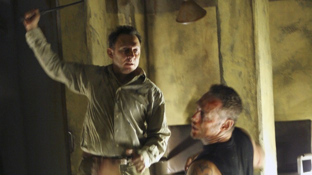 LOST - "Cabin Fever" - Locke is enlightened as to the whereabouts of Jacob's cabin, and life aboard the freighter becomes perilous, on "Lost," THURSDAY, MAY 8 (10:02-11:00 p.m., ET) on the ABC Television Network. (ABC/MARIO PEREZ)MICHAEL EMERSON, KEVIN DURAND