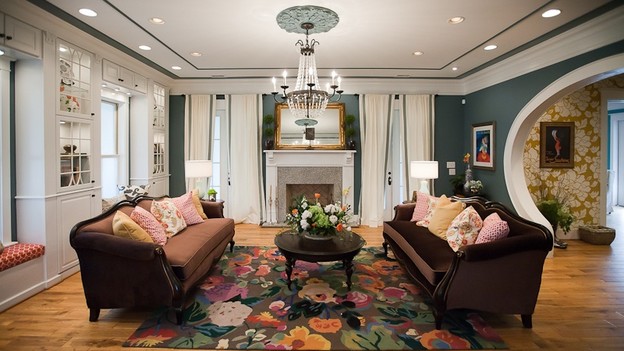 EXTREME MAKEOVER HOME EDITION - "Simpson Family," - Living Room Picture, on "Extreme Makeover Home Edition," Sunday, January 16th (8:00-9:00 p.m. ET/PT) on the ABC Television Network.