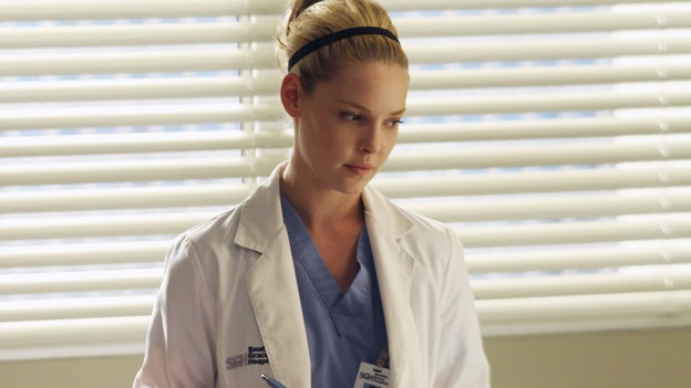 GREY'S ANATOMY - "Six Days" - After a successful operation on his heart, George's father undergoes surgery for his cancer, Thatcher Grey visits Seattle Grace in order to see his new granddaughter, and Meredith discovers that Derek has trouble sleeping soundly, on a two-part episode of "Grey's Anatomy," THURSDAYS, JANUARY 11 & 18 (9:00-10:01 p.m., ET both nights) on the ABC Television Network. (ABC/MICHAEL DESMOND)KATHERINE HEIGL