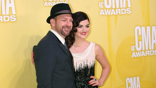 THE 46TH ANNUAL CMA AWARDS - RED CARPET ARRIVALS - "The 46th Annual CMA Awards" airs live THURSDAY, NOVEMBER 1 (8:00-11:00 p.m., ET) on ABC live from the Bridgestone Arena in Nashville, Tennessee. (ABC/SARA KAUSS)KRISTIAN BUSH, LUCY HALE
