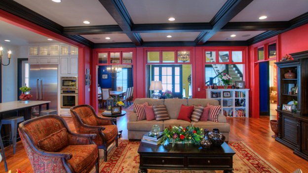 EXTREME MAKEOVER HOME EDITION - "Dickinson Family," - Living Room Picture, on  "Extreme Makeover Home Edition," Sunday, May 1st    (8:00-9:00 p.m.  ET/PT) on the ABC Television Network.