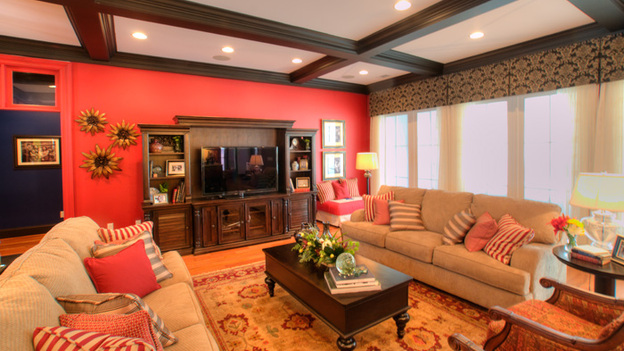 EXTREME MAKEOVER HOME EDITION - "Dickinson Family," - Living Room Picture, on  "Extreme Makeover Home Edition," Sunday, May 1st    (8:00-9:00 p.m.  ET/PT) on the ABC Television Network.