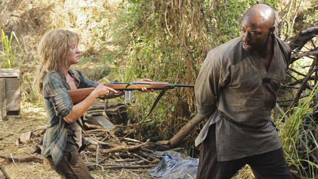 LOST - "Lighthouse" - Hurley must convince Jack to accompany him on an unspecified mission, and Jin stumbles across an old friend, on "Lost," TUESDAY, FEBRUARY 23 (9:00-10:00 p.m., ET) on the ABC Television Network. (ABC/MARIO PEREZ)EMILIE DE RAVIN, DAYO ADE