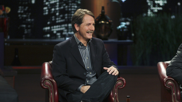 SHARK TANK - "Episode 203" - While successful comedian and businessman Jeff Foxworthy makes his debut as a guest "Shark" investor, Vincent Pastore ("The Sopranos") becomes the first celebrity to pitch a business proposition to the Sharks. He and his New Jersey business partner present a novel idea that could have everyone holding on tighter to their money. Also, a flight attendant and her husband, from Georgia, believe their unique portable child's seat will help make traveling with kids much easier; a duo from Florida believe they have the next big lifestyle clothing brand; an entrepreneur from North Carolina has an emotional attachment to a business his father started before he passed away; and there'll be an update on Tiffany Krumin, the maker of Ava the Elephant, a device that went from a home-made prototype to a mass-produced product sold in retail chains nationwide, on "Shark Tank," FRIDAY, APRIL 8 (8:00-9:00 p.m., ET) on ABC. (ABC/MICHAEL ANSELL)JEFF FOXWORTHY