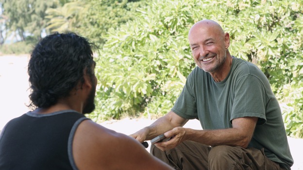 LOST - "The Cost of Living" - A delirious Eko wrestles with demons from his past, while Locke and some of the other castaways head back to The Pearl -- one of the Dharma Initiative's island stations -- hoping to find a computer that they can use to locate Jack, Kate and Sawyer. Meanwhile, Jack doesn't know whom to trust when two of "The Others" seem at odds with one another, on "Lost," WEDNESDAY, NOVEMBER 1 (9:00-10:01 p.m., ET), on the ABC Television Network. (ABC/MARIO PEREZ)NAVEEN ANDREWS, TERRY O'QUINN