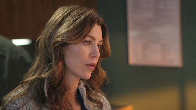 GREY'S ANATOMY - In the first hour of part two of the season finale of ABC's "Grey's Anatomy" -- "Deterioration of the Fight or Flight Response" -- Izzie and George attend to Denny as the pressure increases to find him a new heart, Cristina suddenly finds herself in charge of an ER, and Derek grapples with the realization that the life of a friend is in his hands. In the second hour, "Losing My Religion," Richard goes into interrogation mode about a patient's condition, Callie confronts George about his feelings for her, and Meredith and Derek meet about Doc. Part two of the season finale of "Grey's Anatomy" airs MONDAY, MAY 15 (9:00-11:00 p.m., ET) on the ABC Television Network. (ABC/MICHAEL DESMOND)ELLEN POMPEO