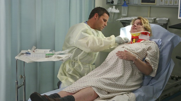 GREY'S ANATOMY - "INTO YOU LIKE A TRAIN" (ABC/MICHAEL DESMOND)JUSTIN CHAMBERS, CYNTHIA ETTINGER