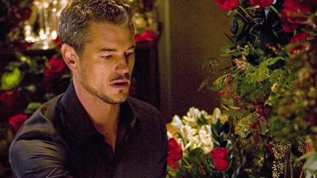 GREY'S ANATOMY - "Beat Your Heart Out" - Mark helps setup a romantic proposal for Derek, but plans change when his friend gets an urgent call from his ex, on "Grey's Anatomy," THURSDAY, FEBRUARY 5 (9:00-10:02 p.m., ET) on the ABC Television Network. (ABC/RANDY HOLEMES) ERIC DANE