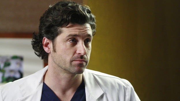 GREY'S ANATOMY - "Scars and Souvenirs" - The race for chief heats up after a new competitor enters the fray, tensions escalate between Izzie and George, and Callie must reveal a big secret. Meanwhile, Derek treats a patient near and dear to him, while Alex continues his work with Jane Doe, on "Grey's Anatomy," THURSDAY, MARCH 15 (9:00-10:01 p.m., ET) on the ABC Television Network. (ABC/RON TOM)PATRICK DEMPSEY
