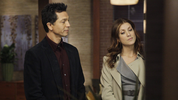 PRIVATE PRACTICE - "Andromeda" - Sam tries to take care of his sister, Corinne, but her mental condition makes that nearly impossible; Sheldon learns that Amelia has life-changing news; the flirtation between Addison and Jake continues, and Cooper rejects Charlotte's suggestion to seek outside help with Erica's care, on "Private Practice," THURSDAY FEBRUARY 23 (10:01-11:00 p.m., ET) on the ABC Television Network.  (ABC/KELSEY MCNEAL)BENJAMIN BRATT, KATE WALSH