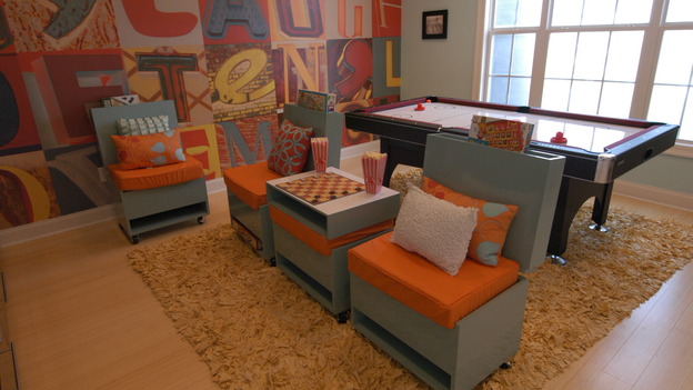 EXTREME MAKEOVER HOME EDITION - "Jordan Family," - Living Room, on "Extreme Makeover Home Edition," Sunday, April 26th on the ABC Television Network.