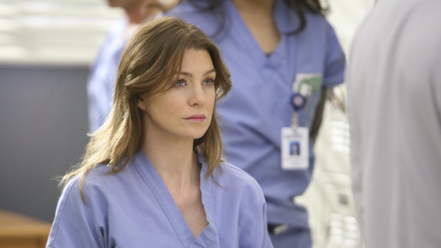 GREY'S ANATOMY - "Great Expectations" - While rumors of the Chief's departure spread among the hospital staff, Bailey proposes the creation of a free clinic, and a Seattle Grace doctor receives a proposal of a different sort, on "Grey's Anatomy," THURSDAY, JANUARY 25 (9:00-10:01 p.m., ET) on the ABC Television Network. (ABC/DANNY FELD)ELLEN POMPEO