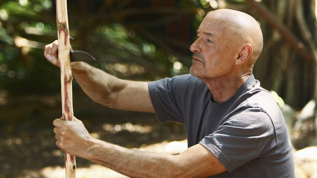 LOST - "Everybody Loves Hugo" - Hurley agonizes over what the group should do next, and Locke is curious about the new arrival to his camp, on "Lost," TUESDAY, APRIL 13 (9:00-10:02 p.m., ET) on the ABC Television Network. (ABC/MARIO PEREZ) TERRY O'QUINN
