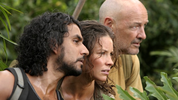 LOST - "The Man from Tallahassee" - Ben tries to persuade a determined Locke to call off his destructive plan by offering him some of the secrets of the island, and Kate's reunion with Jack does not go off as planned when she discovers that he has made a deal with "The Others," on "Lost," WEDNESDAY, MARCH 21 (10:00-11:00 p.m., ET), on the ABC Television Network. (ABC/MARIO PEREZ)NAVEEN ANDREWS, EVANGELINE LILLY, TERRY O'QUINN