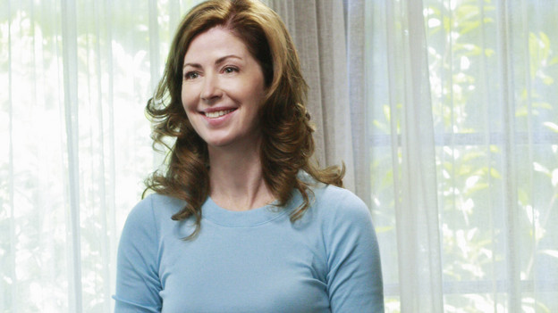 DESPERATE HOUSEWIVES - "Would I Think of Suicide?" - The residents of Fairview learn the hard way that the world is a dangerous place, on ABC's "Desperate Housewives," SUNDAY, NOVEMBER 29(9:00-10:01 p.m., ET). In the wake of another attack, Angie decides the time has come for her and her family to leave Wisteria Lane; Bree and Susan are literally up in arms with one another as Bree's affair with Karl becomes increasingly difficult to hide; Lynette's pregnancy causes a rift with Gaby; and a confrontation between Mike and Katherine leads to a harmful and unexpected blow. (ABC/RON TOM)DANA DELANY, MASON VALE COTTON