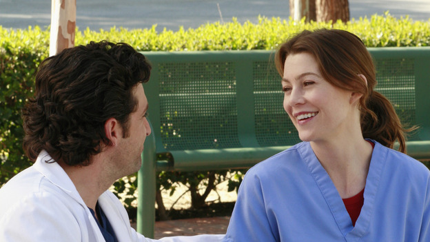 GREY'S ANATOMY - "The Other Side of This Life" - Addison takes temporary leave from Seattle Grace and makes a road trip to Los Angeles in order to visit some old friends from medical school. As Meredith continues to bond with her stepmother, Susan, Cristina reluctantly plans her wedding with the assistance of her mother, Helen, and Burke's mother, Mama Jane. Meanwhile, Derek must perform  emergency surgery on Ava/Jane Doe, as Alex continues his unfailing bedside manner with her, on "Grey's Anatomy," THURSDAY, MAY 3 (9:00-11:00 p.m., ET) on the ABC Television Network. (ABC/RON  TOM)PATRICK DEMPSEY, ELLEN POMPEO