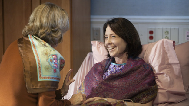 PRIVATE PRACTICE - "If You Don't Know Me By Now" - Addison's mother, Bizzy, aggressively demands her daughter do whatever it takes to save her partner from dying - including working with Dr. Rodriguez once again. Meanwhile Amelia and Pete's medical consultation is complicated when a patient's wife and his mistress disagree on the course of treatment, Charlotte and Cooper try to be intimate with each other again, and Violet considers publishing a personally-revealing book she's written, on "Private Practice," THURSDAY, JANUARY 6 (10:01-11:00 p.m., ET) on the ABC Television Network. (ABC/RANDY HOLMES)JOBETH WILLIAMS, ANN CUSACK