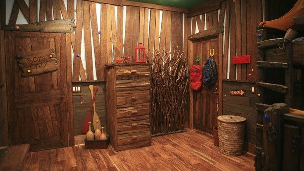 EXTREME MAKEOVER HOME EDITION - "Beach Family," - Extreme Fort Room Pictures, on "Extreme Makeover Home Edition," Sunday, April 4th (8:00-10:00 p.m. ET/PT) on the ABC Television Network.