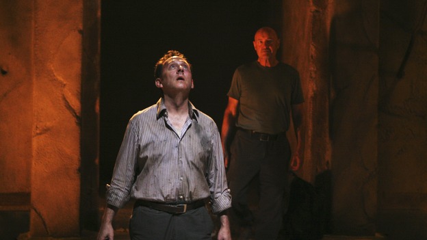 LOST - "The Incident," Parts 1 & 2 - Jack's decision to put a plan in action in order to set things right on the island is met with some strong resistance by those close to him, and Locke assigns Ben a difficult task, on the season finale of "Lost," WEDNESDAY, MAY 13 (9:00-11:00 p.m., ET) on the ABC Television Network. (ABC/MARIO PEREZ)MICHAEL EMERSON, TERRY O'QUINN