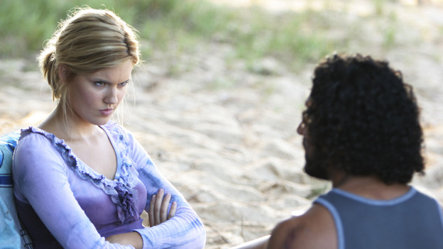 LOST - "Hearts and Minds" - When Locke learns that Boone wants to tell their "secret" to Shannon, Shannon's life is placed in sudden peril, and the shocking truth about her past with Boone is revealed. Meanwhile, Kate is puzzled by Sun's mysterious behavior, and a hungry Hurley must repay a debt to Jin, on "Lost," WEDNESDAY, JANUARY 12 (8:00-9:00 p.m., ET), on the ABC Television Network. MAGGIE GRACE, NAVEEN ANDREWS